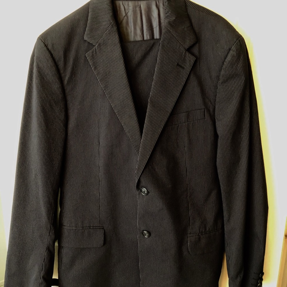 Theory Pinstriped Suit